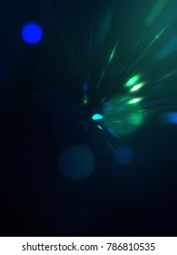 Light explosion star with glowing particles and lines. Beautiful abstract rays background.