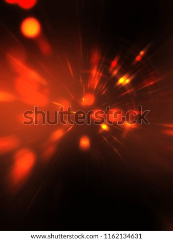Light explosion star with glowing particles and lines. Beautiful abstract rays background.