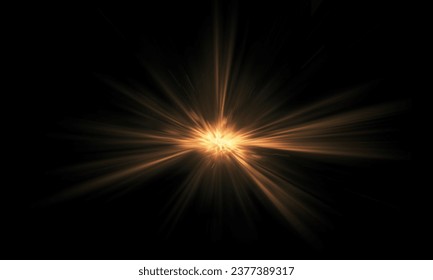 Light flare Glowing light explodes Light effect ray shining sun bright flash Special lens flare