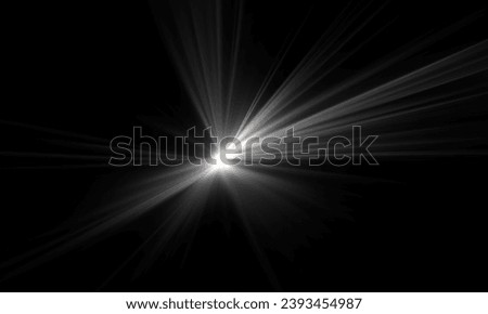 Light flare, Glowing light explodes. Light effect.