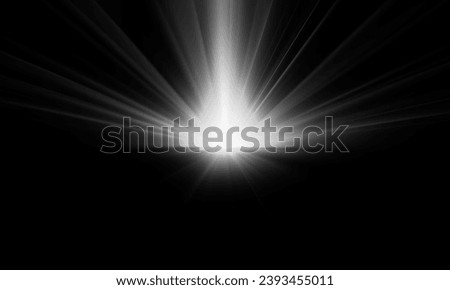Light flare, Glowing light explodes. Light effect.