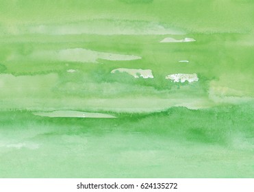 Light Green Watercolor Background