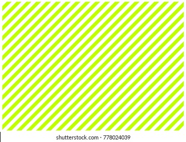 Light Green And White Diagonal Stripes. Bright Motley Lime Color Background