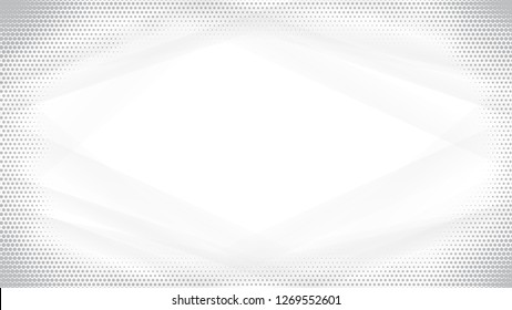 Light Halftone Background for Web Layout. White and Grey Half Tone Pattern with Dots and Lines