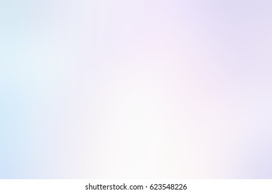 Light iridescent pearl background. Pale spectral blurred texture. Spring smoke backdrop. Heavenly radiance.