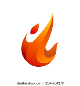 Light Up Logo For Fire Flame