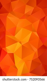 Light Orange vertical polygonal