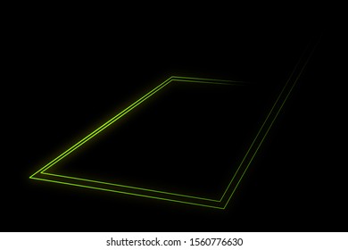 Light perspective abstract 3d. Glow effect. Glowing lines. Spiral lines. Power energy. LED glare tape. Shining neon streaks. Glowing streaks dark background. Luminous abstract sparkling.