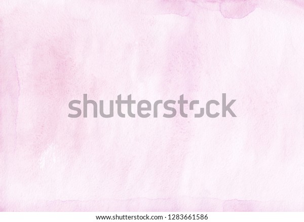 Light Pink Watercolor Background Texture Pastel Stock Illustration