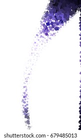 Light Purple blurry rectangular background. Geometric background in square style with gradient. The pattern can be used for brand-new background.