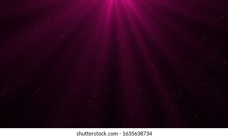Light rays with bokeh. Abstract background. Red color. Valentines day wallpaper.