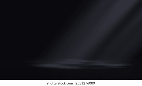 Light Rays on dark Background.