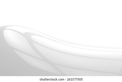 Light Reflections on White Surface Background