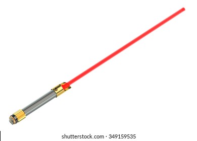 Light saber isolated on white background