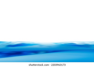 Light Shining Glassy Texture Wave Water Surface And Copy Space