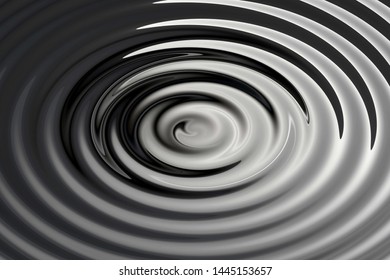 Light Shining On Black Oil Ripple, Abstract Texture Background