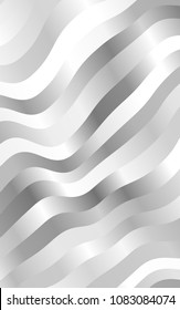 Light Silver, Gray background with lava shapes. Shining illustration, which consist of blurred lines, circles. The template for cell phone backgrounds.