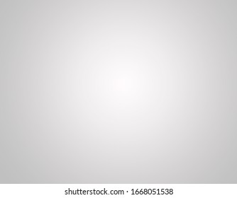 Light Spot On Pale Background. Grey Gradient. Grey Background With White Middle