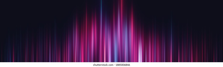 Light Streak, Fast Speed Motion, Neon Glowing Light, Blurred Lines, Abstract Background, 3d Rendering
