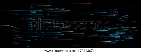 Light\
and stripes moving fast over dark background.design of the light\
effect.Element of decor. Horizontal rays of\
light.