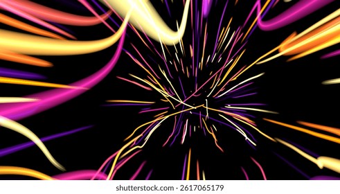 light wave background, 3d Rendering, Abstract Background