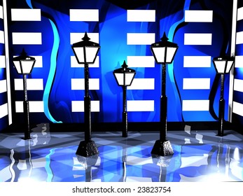 Lighting concept background