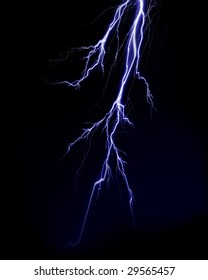 Lightning Template Design Electric Discharge Sky Stock Illustration ...