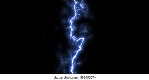 lightning strike black background