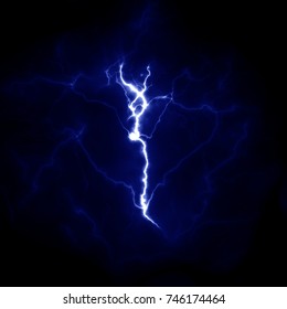 Lightning Template Design Electric Discharge Sky Stock Illustration ...