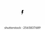 Lightning thunder icon, electric thunder volt icon illustration background.