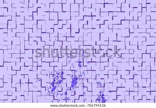 Lilac digital
background is divided into
squares