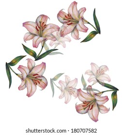 lily  flower  garden ornament