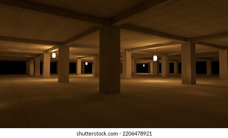 Liminal Space Alone Empty Space 3d Stock Illustration 2206478921 ...