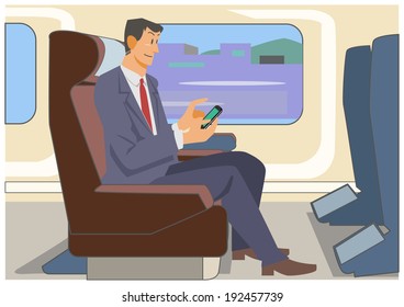 新幹線 車内 のイラスト素材 画像 ベクター画像 Shutterstock