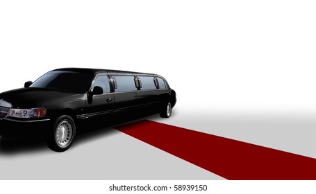 Limo And Red Carpet