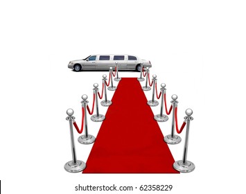 Limo And Red Carpet