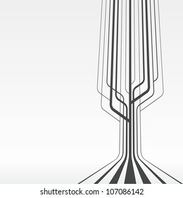 Line abstract background