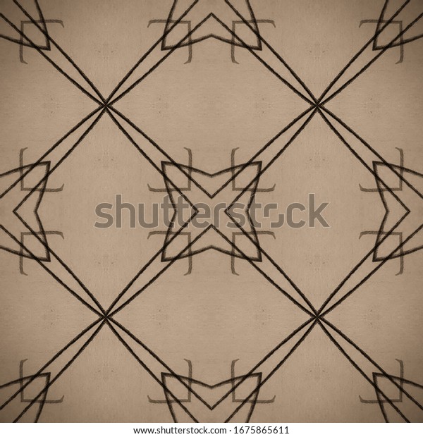 Line Classic Print. Sepia Background. Seamless\
Template. Ink Pencil Texture. Gray Star Doodle. Morocco Paint\
Drawing. Beige Ink Pattern. Rustic Drawn. Beige Rough Texture. Gray\
Simple Pen.