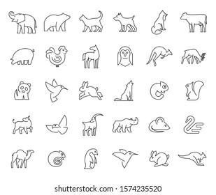 Popular Dog Breeds Profile Faces Dog Stock Vector (Royalty Free ...