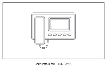 Video Intercom Icon Images Stock Photos Vectors