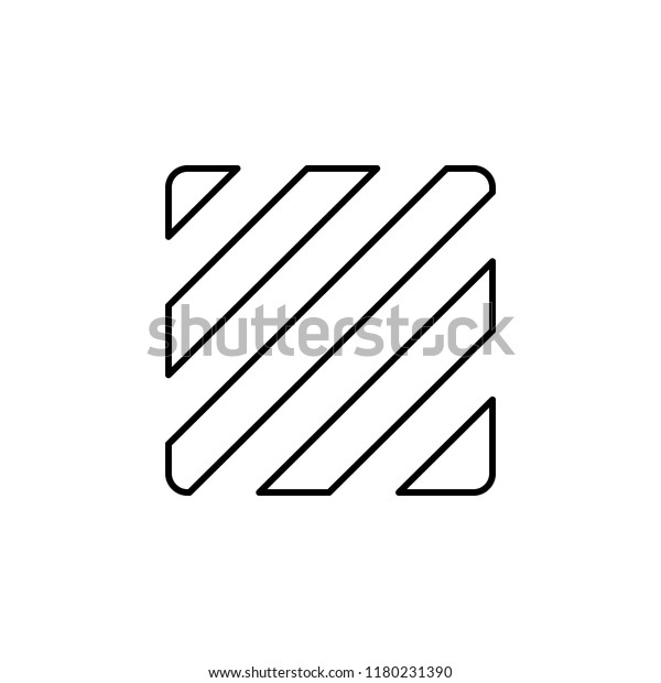 Lines\
sign icon. Element of image sign for mobile concept and web apps\
illustration. Thin line icon for website design and development,\
app development. Premium icon on white\
background