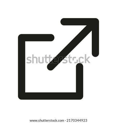 Link icon. Hyperlink chain symbol. External link symbol icon.