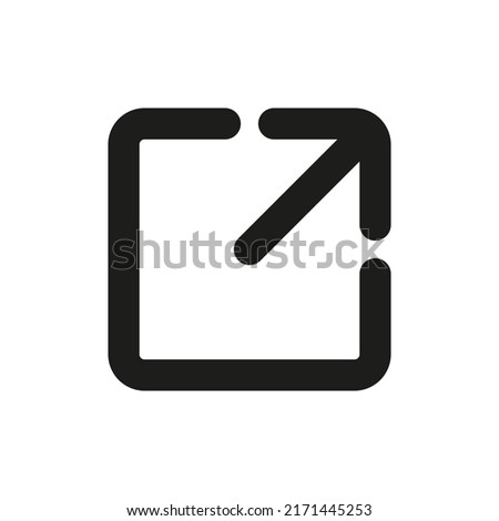 Link icon. Hyperlink chain symbol. External link symbol icon.