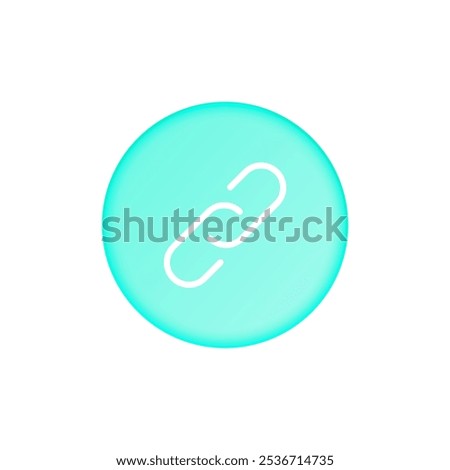 The Link icon represents a connection or relationship between two or more entities, typically signifying a hyperlink, reference, or attachment.