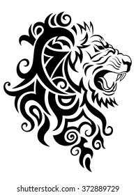 5,431 Lion tribal tattoo Images, Stock Photos & Vectors | Shutterstock