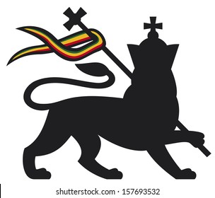 The Lion Of Judah (reggae Symbol)