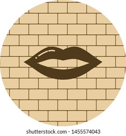 Lips icon for your project