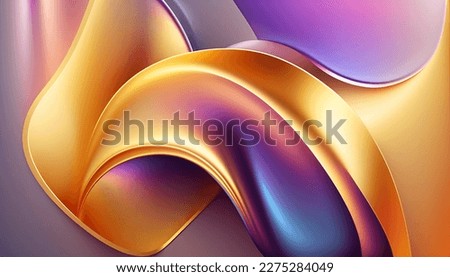 A liquid chrome background image in the colors of gold, white, pink, red, blue, rose, violet, and dark blue creates a shimmering pattern with a glossy surface.