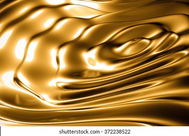 Liquid Gold Ripple Background