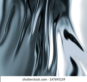 Liquid Metal Close-up As Background